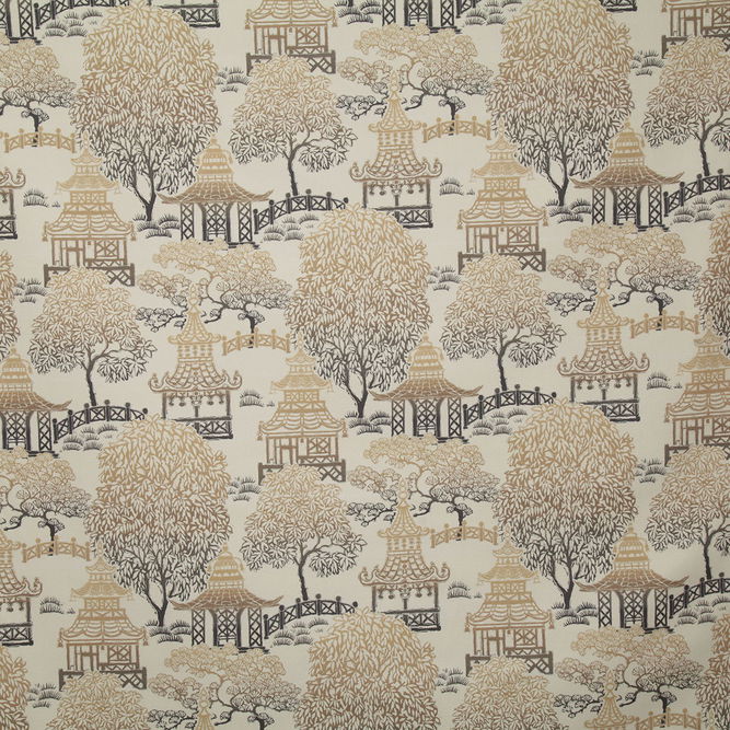Pindler &amp; Pindler Jin Golden Fabric