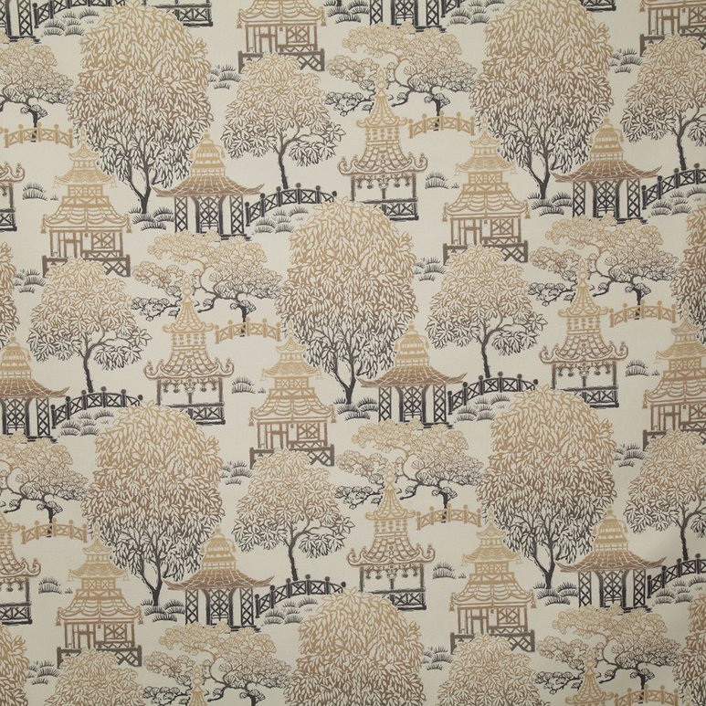 Pindler &amp; Pindler Jin Golden Fabric