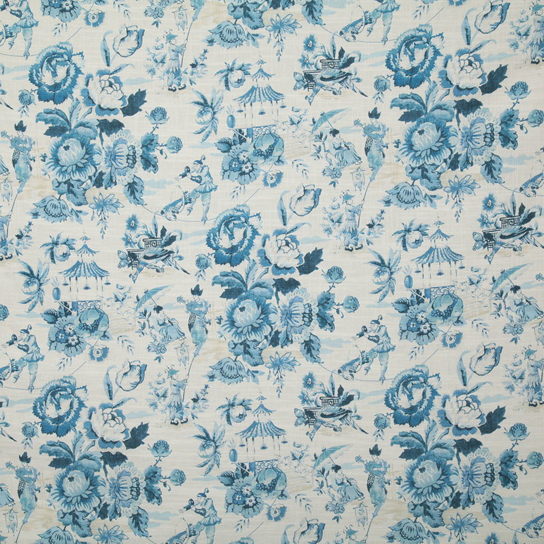 Pindler &amp; Pindler Cornett Delft Fabric