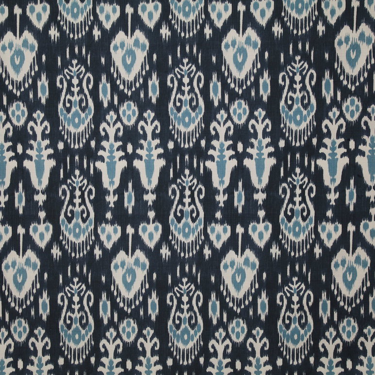 Pindler &amp; Pindler Darina Indigo Fabric