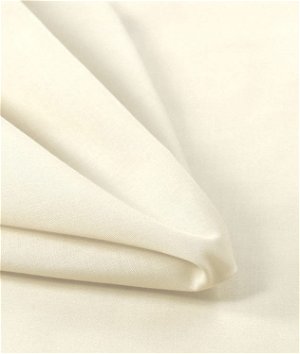 60" Ivory Broadcloth Fabric