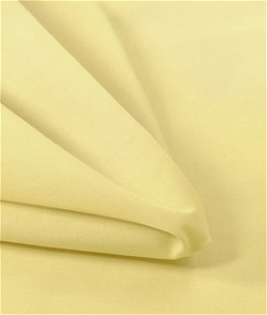 60 inch Light Yellow Broadcloth Fabric