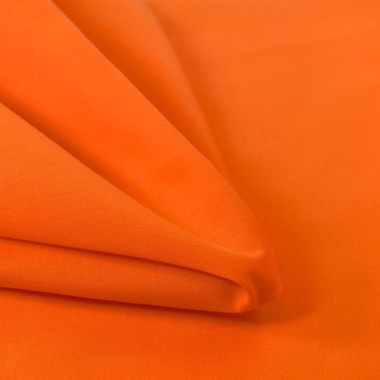 60" Orange Broadcloth Fabric