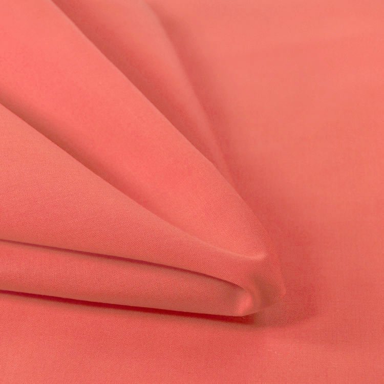 60" Coral Broadcloth Fabric