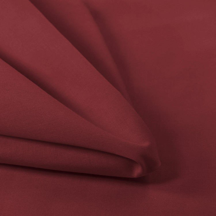 60" Burgundy Broadcloth Fabric