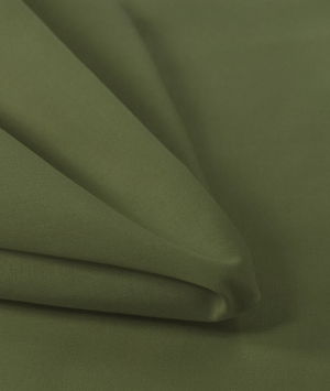  oneOone Viscose Jersey Dark Olive Green Fabric Asian