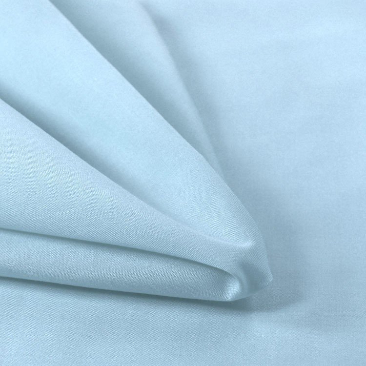 60 Poly Cotton Broadcloth Baby Blue, Fabric by the Yard