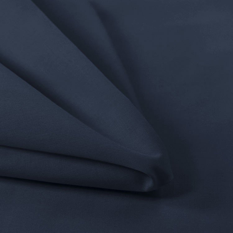 60" Navy Blue Broadcloth Fabric