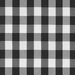 Black Picnic Check Poplin Fabric