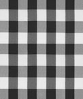 Black Picnic Check Poplin Fabric