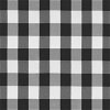 Black Picnic Check Poplin Fabric - Image 1