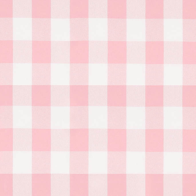 Pink Picnic Check Poplin Fabric image 1 of 2