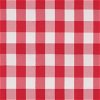 Red Picnic Check Poplin Fabric - Image 1