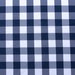 Navy Blue/White Picnic Check Poplin Fabric