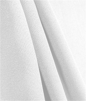 白色聚酯绉织物