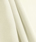Ivory Polyester Crepe Fabric