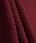 Burgundy Polyester Crepe Fabric