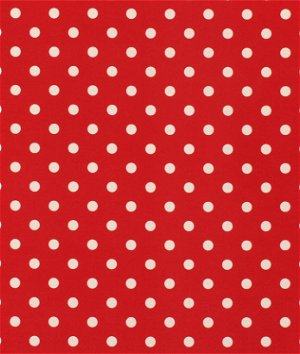 Premier Prints Outdoor Polka Dot American Red Fabric