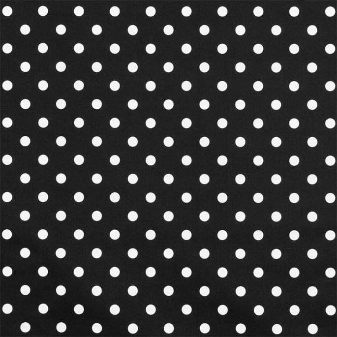 Premier Prints Polka Dot Black/White Canvas Fabric image 1 of 5