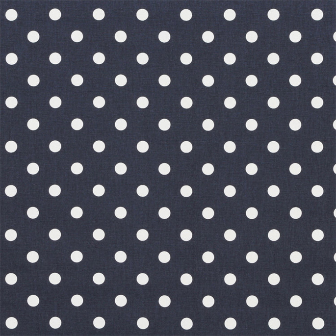Premier Prints Polka Dot Blue/White Canvas Fabric image 1 of 5