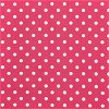 Premier Prints Polka Dot Candy Pink/White Fabric - Image 1