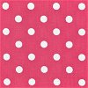 Premier Prints Polka Dot Candy Pink/White Fabric - Image 2