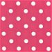 Premier Prints Polka Dot Candy Pink/White Canvas Fabric thumbnail image 2 of 5