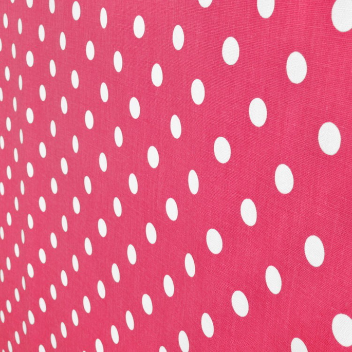 Premier Prints Polka Dot Candy Pink/White Canvas Fabric image 5 of 5