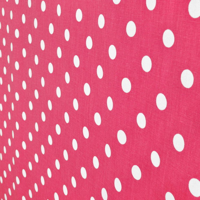 Premier Prints Polka Dot Candy Pink/White Canvas Fabric image 5 of 5