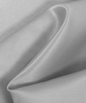 Silver Matte Satin (Peau de Soie) Fabric