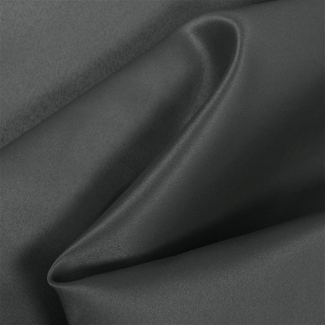 Gray Matte Satin (Peau de Soie) Fabric