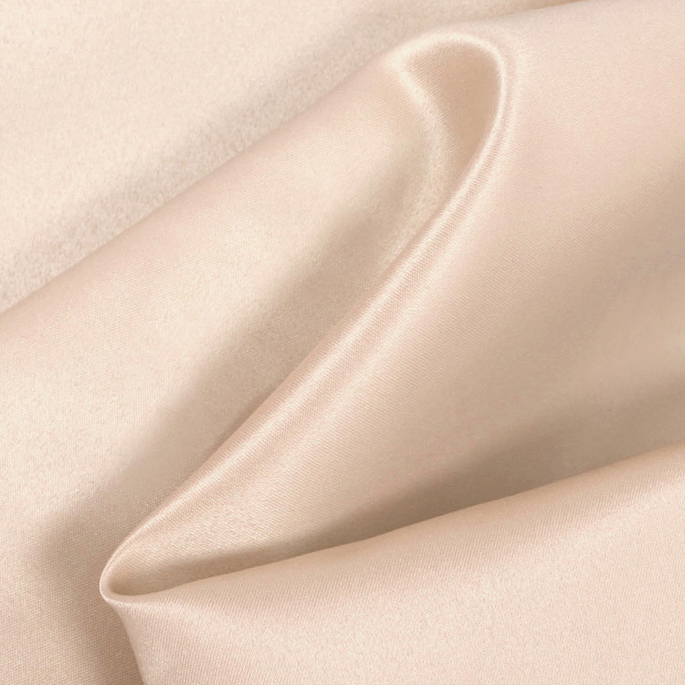Champagne Matte Satin ( Peau de Soie) Fabric image 1 of 1