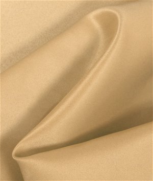 Light Gold Matte Satin (Peau de Soie) Fabric
