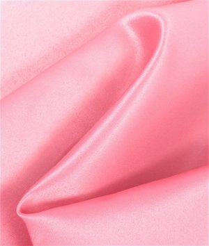 粉红色哑光缎（Peau de soie）面料