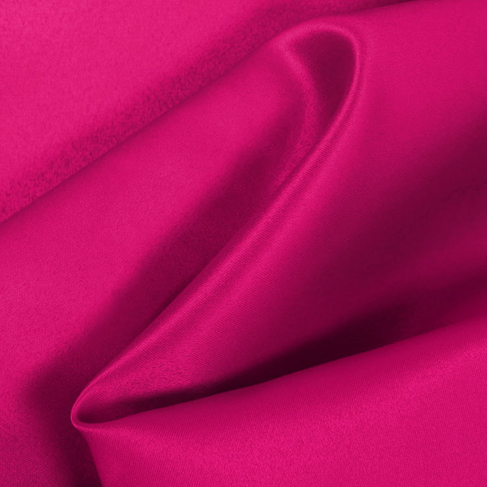 Fuschia Matte Satin (Peau de Soie) Fabric image 1 of 1