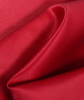 Red Matte Satin (Peau de Soie) Fabric