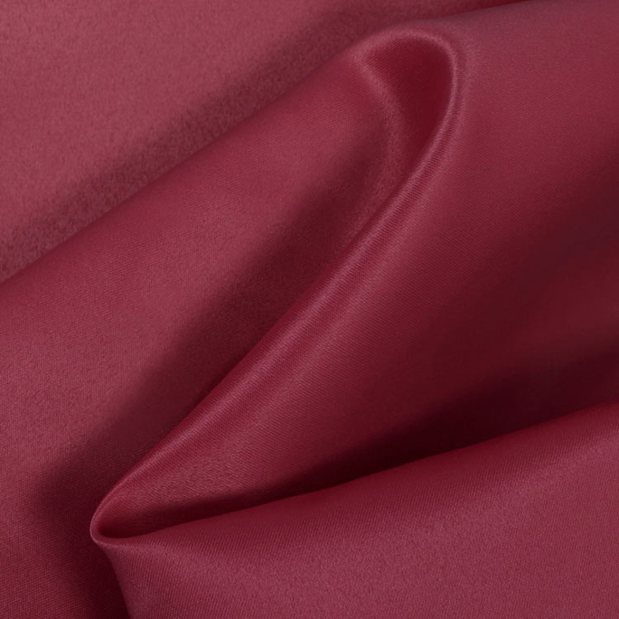 Burgundy Matte Satin (Peau de Soie) Fabric image 1 of 1