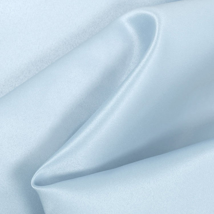 Baby Blue Matte Satin (Peau de Soie) Fabric image 1 of 1
