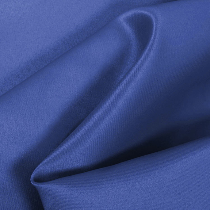 Royal Blue Matte Satin (Peau de Soie) Fabric image 1 of 1