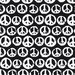 Premier Prints Peaceful Black Canvas Fabric