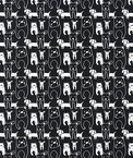 Premier Prints Pedigree Black Fabric