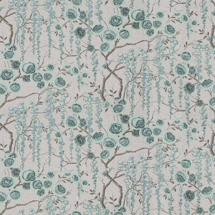 Kravet PEONYTREE.511 Peony Tree Aquamarine Fabric