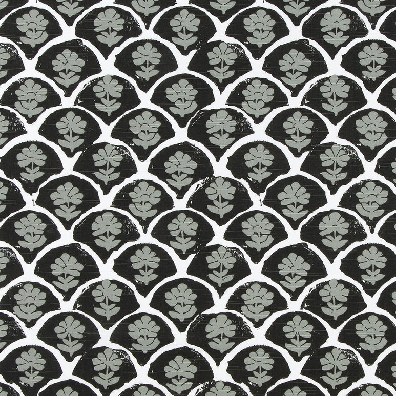 Premier Prints Petal Raven Slub Fabric