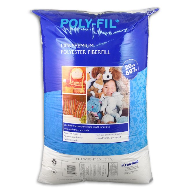 Fairfield Poly-Fil Stuffing - 20 Ounce Bag