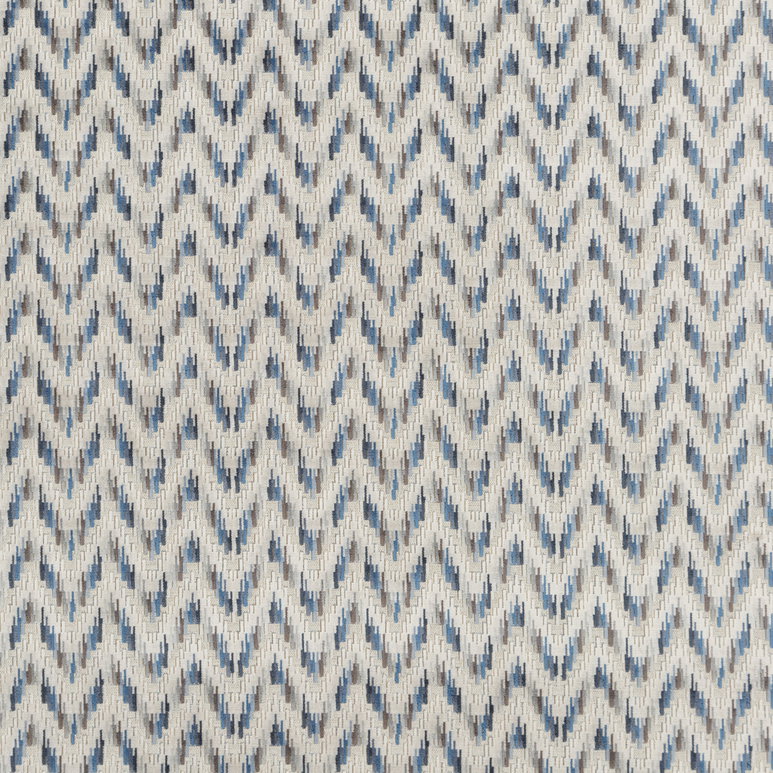 Baker Lifestyle Carnival Chevron Indigo Fabric