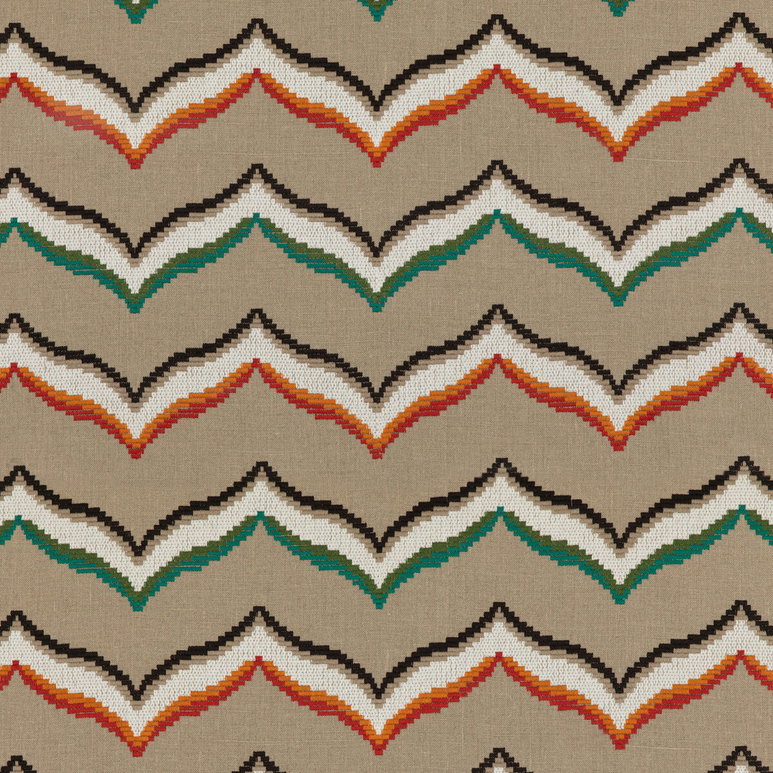 Baker Lifestyle Sombrero Emerald/Spice Fabric