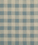 Baker Lifestyle Block Check Soft Blue Fabric