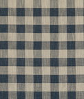 Baker Lifestyle Block Check Indigo Fabric
