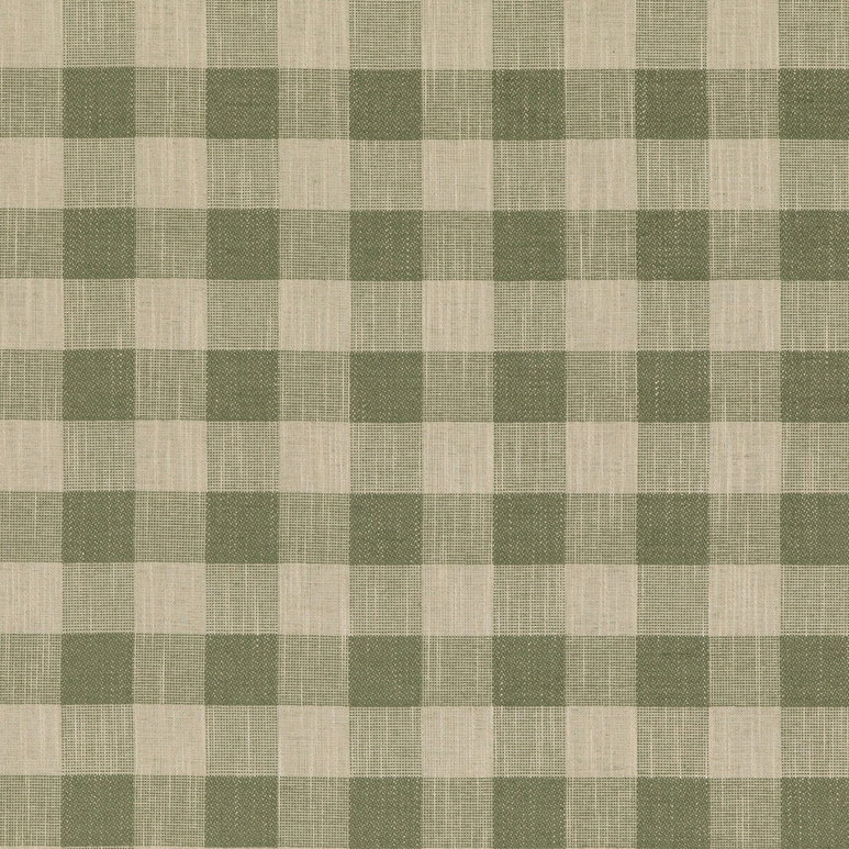 Baker Lifestyle Block Check Green Fabric