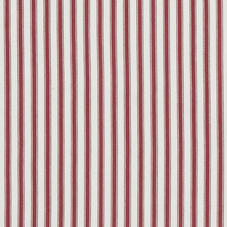 Baker Lifestyle Sherborne Ticking Red Fabric